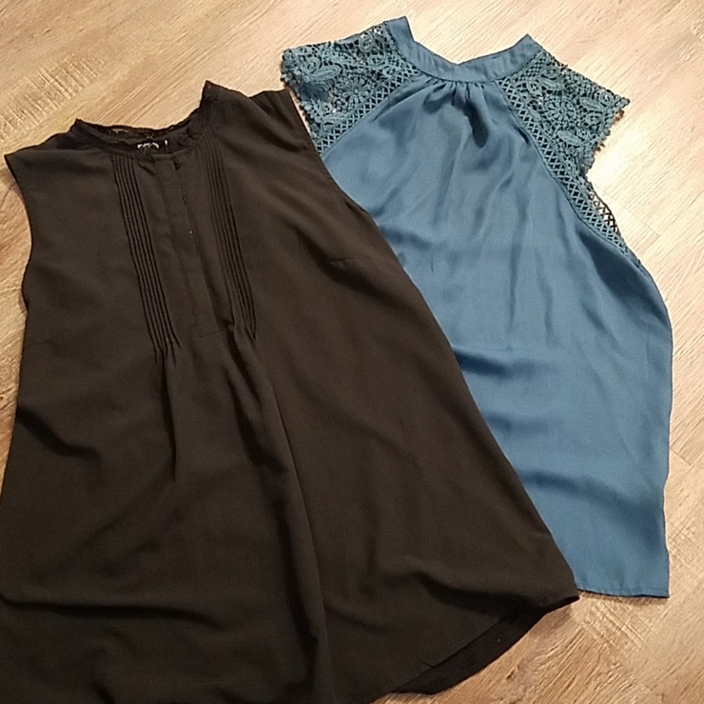 2 flowy blouses
